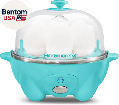 #ad Easy Electric 7 Egg Capacity Soft Medium Hard Boiled Cooker Poacher Scrambled $30.14