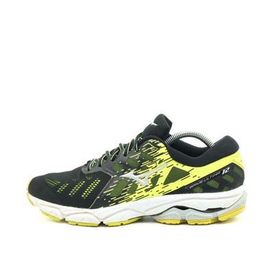Mizuno Herren Wave Ultima 12 Sportschuh Schwarz Gelb Niedrig Laufschuhe EU 41
