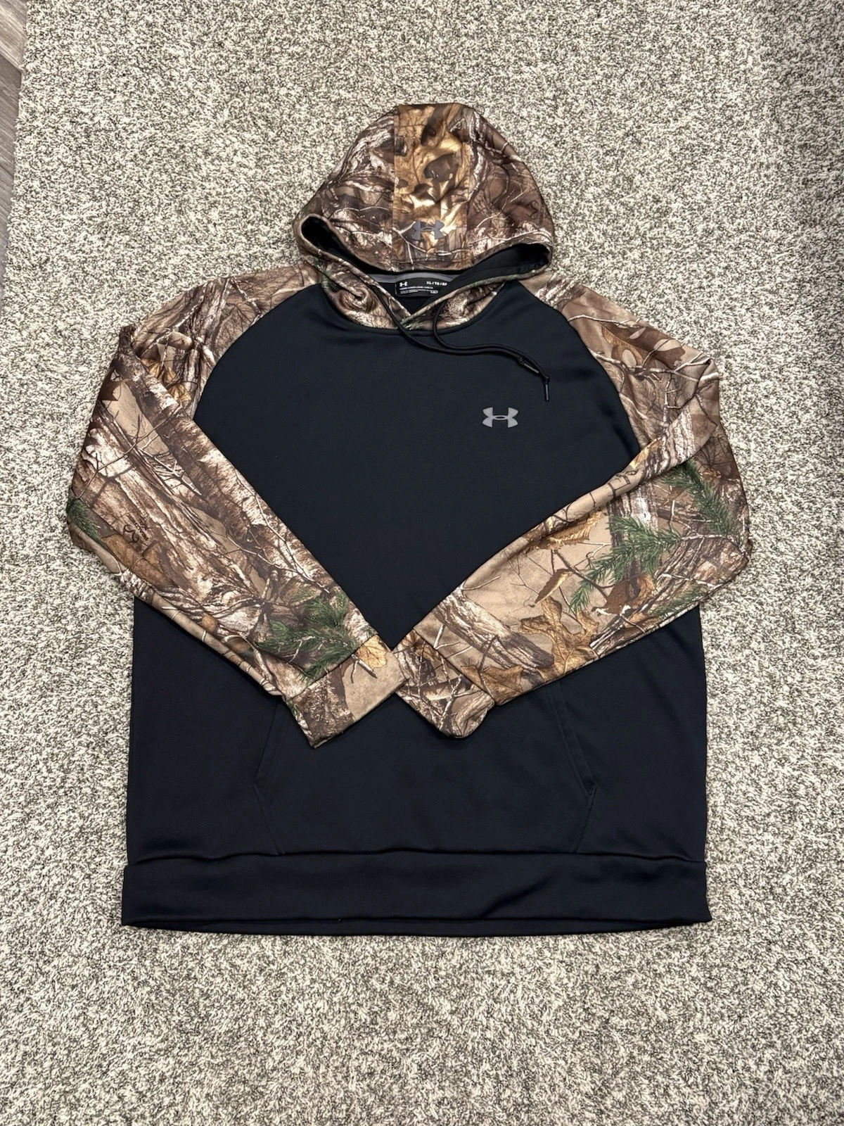 Under Armour Men's Realtree Camo Hoodie Pullover Size XL Fleece Lined Loose Fit
Opens in a new windo