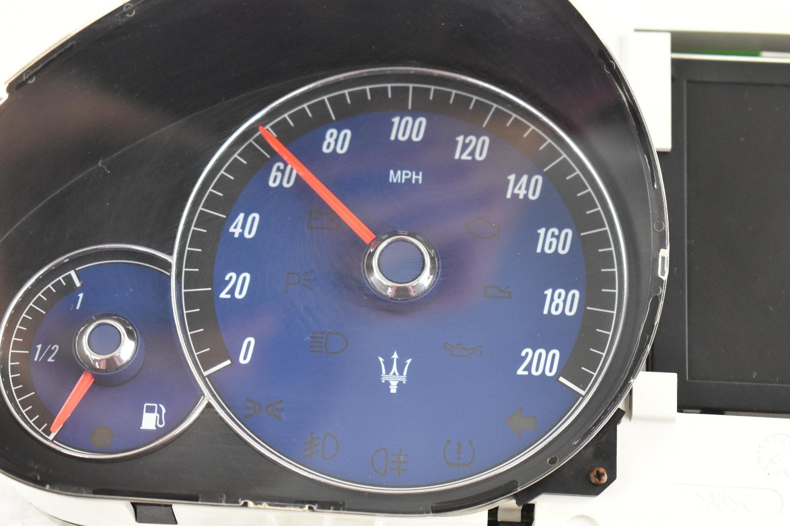 Maserati GranTurismo 2016 Instrument cluster