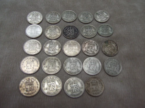1938 George VI Sixpence — photo from the most recent tracked eBay sale