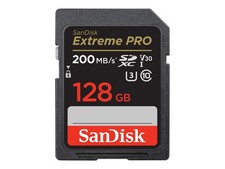 SanDisk Extreme PRO 128 GB Class 3/UHS-I U3 V30 SDXC sdsdxxd128gancin