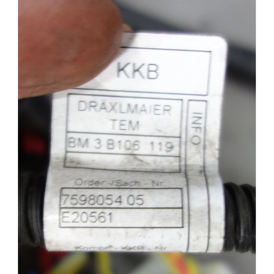 2011-2013 BMW E82 E88 135i Wiring Harness for Dual-Clutch Sport Transmission OEM - Image 2 of 3