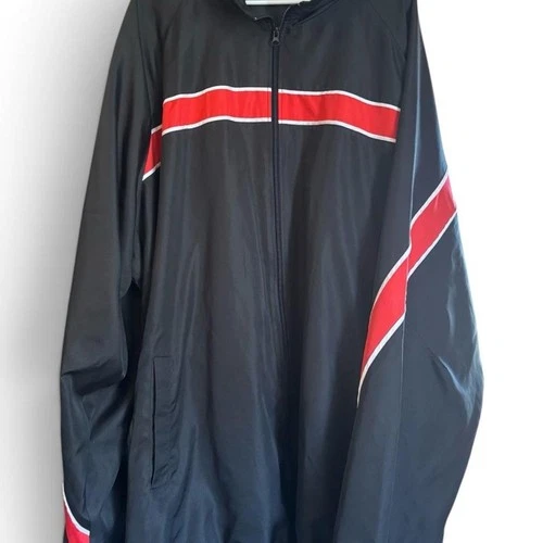 90s king size black windbreaker - product listing photo