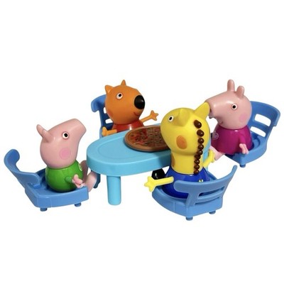 BN Peppa Pig Pizza Party | Fox Giraffe Peppa George + 4 Chairs 1