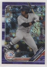 2019 Bowman Chrome Prospects Purple Shimmer Refractor Isiah Gilliam 0nr3