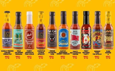 #ad Hot Ones Stay Spicy Hot Sauce Set 10 Pack Assorted Flavors season 24 $40.00