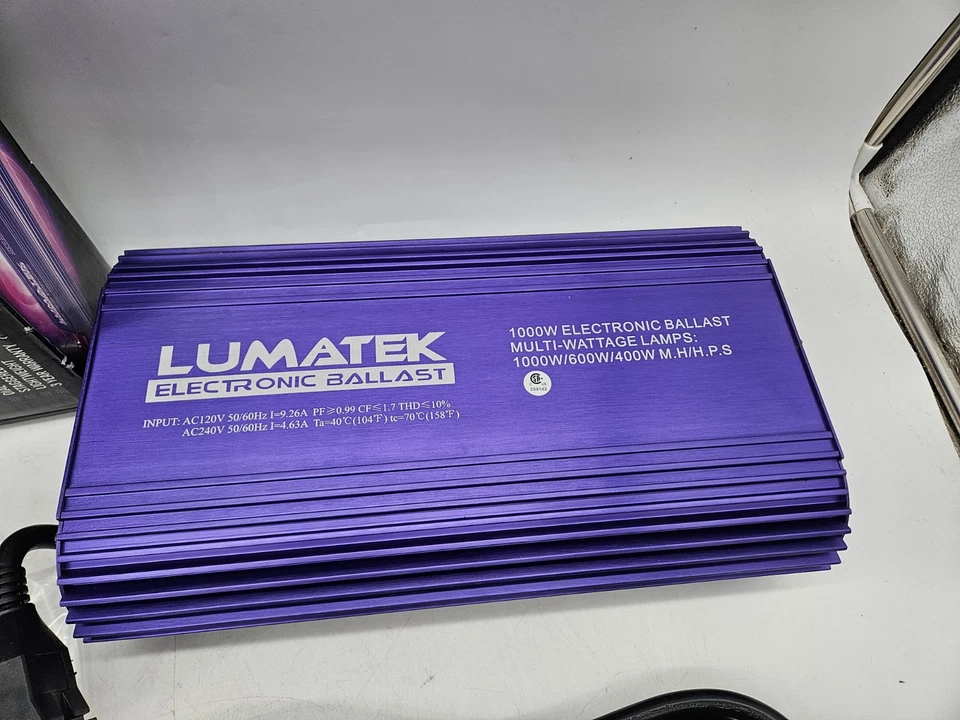 LUMATEK MODEL LK1000AC - 1000W 120/240V Controllable Electronic Ballast Dimmable - Image 4 of 4