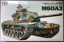 Tamiya 35140 U.S. M60A3 105mm Gun Tank 1:35 Scale Model Kit 1/35 Military Series