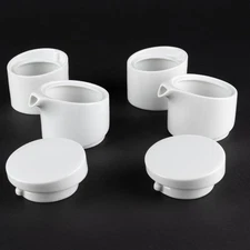 Cream & Sugar with Lids, Gemiini by Mikaela Dörfel & Mono 002