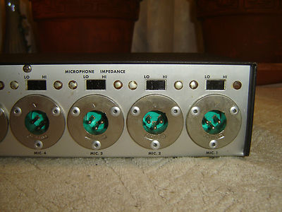 【ヴィンテージ】Shure M68 マイクミキサー 1960年代　ジャンク扱い Shure M68, 4 Channel Microphone Mixer, Vintage Unit | eBay