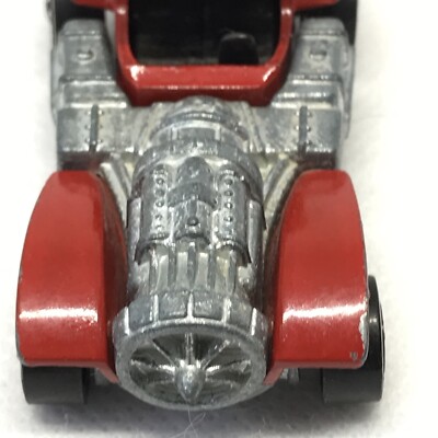 洋書 TURBINE GRAND PRIX Hot Wheels Redline Superfine Turbine Car 1972 Red Made In