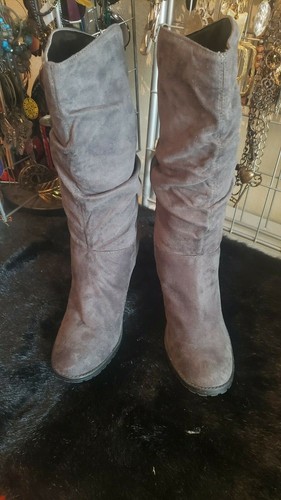 Merona Faux Suede Boots Size 9 1/2 M | eBay
