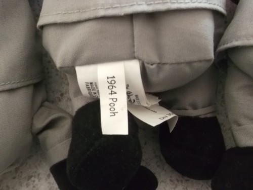 DISNEY STORE BEAN BAG 8",9"+ TAGS 1964 BEATLES SET POOH TIGGER EEYORE PIGLET - Picture 11 of 11