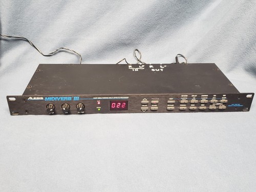 Alesis Midiverb 3 Multi-Effects Processor Midi-Verb III (No 9v Power Adapter) - Picture 14 of 24