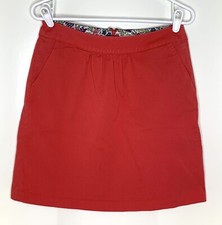 BODEN Women  s US 6 Regular 6R UK 10R Lined Orange Skirt Above Knee Length Pocket