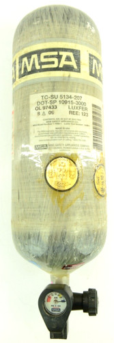 2009 MSA SCBA Cylinder Tank W/ Valve - MSA L-30+ - 3000 PSI - 30 Min - L-30 Plus
