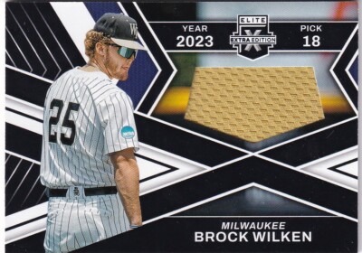 2023 Elite Extra Edition First Round Materials #FR-BWL Brock Wilken-Brewers