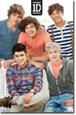 2012 1D ONE DIRECTION GROUP POSTER PRINT NEW 22x34 FREE SHIPPING