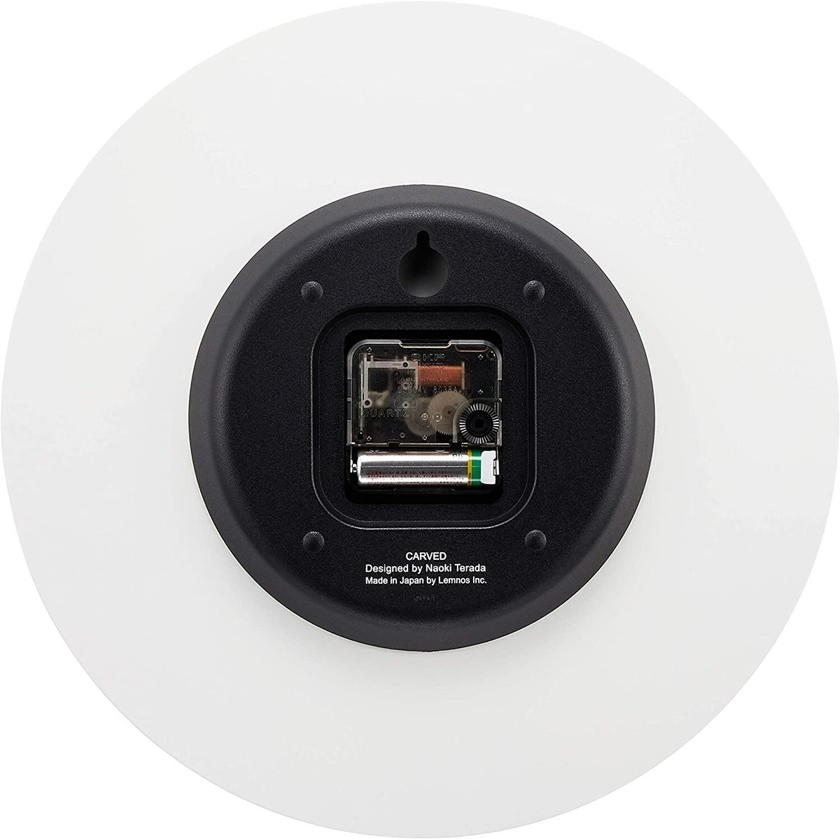 Lemnos CARVED Arabic NTL10-19A Wall Clock White Made In Japan New