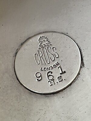 Vintage CROSS London 961 N.S. Water Pitcher Jug Ewer 7 1/2” Tall