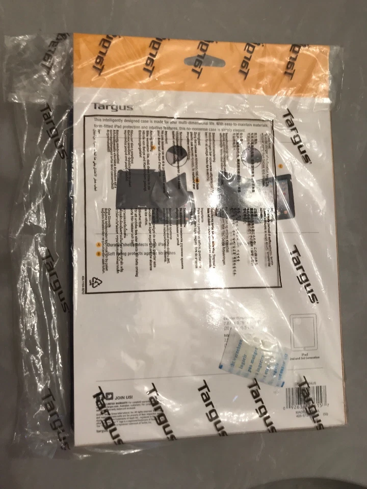 NEW Targus Simply Basic Cover For iPad 2/3 Gen Blue Case Folio Slim Lightweight - Image 2 of 4