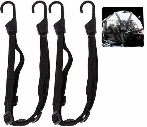 3X Gepäckspanner Gepäckträge mit Haken Spanngurt Fahrrad Spanngurte Gepäckspinne - Bild 4 von 9
