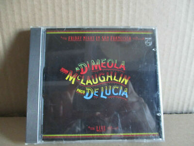 CD - Di Meola - Mc Laughlin - De Lucia - Friday Night In San Francisco