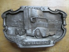 International truck belt buckle 8300 truck pictured by Tonkin Inc 1988