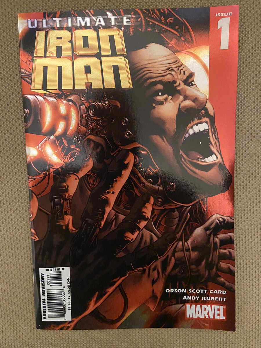 Ultimate Iron Man #1 (Marvel Comics May 2005) Red Foil Cover First Printing  VFNM