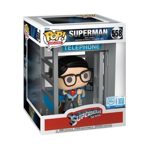 Funko Pop! DC Comics - Superman in Phone Booth Pop Deluxe - ETA 30/6