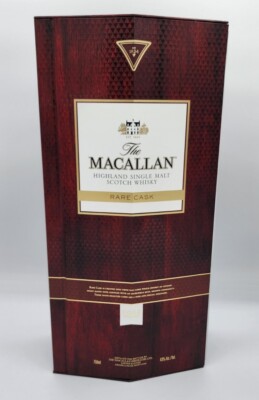 The Macallan Rare Cask Single Malt Scotch Whisky Empty  Box 2021
