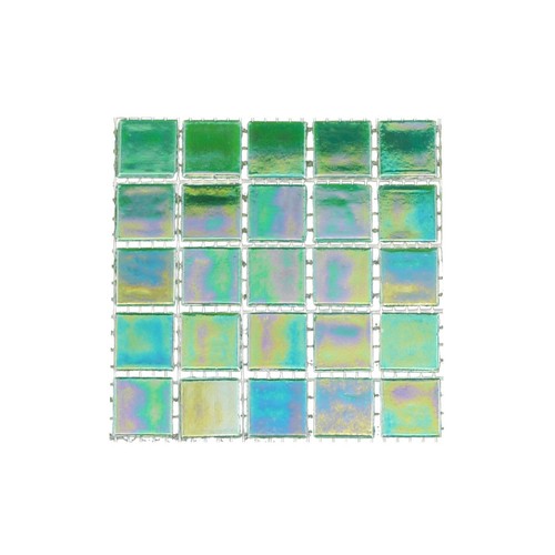 SMALL SAMPLE - Iridescent Glass Mosaic Tile for Kitchen & Bath - Color Varieties - Picture 5 of 45