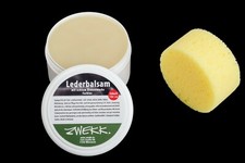 Auto Leder Pflege Balsam Wachs PKW Sitz Reinigung Set 180 ml & Schwamm. 