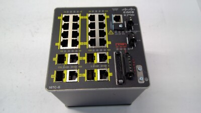 Cisco Industrial Ethernet 2000U-16TC-G-X 20-Ports Layer 2 Managed Rail-mountable