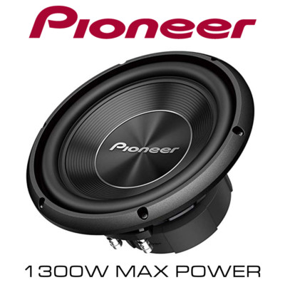 Pioneer TS-A250D4 10" DVC Dual 4 Ohm Car Sub Subwoofer 1300 Watts Pioneer TS-A250D4 10" DVC Dual 4 Ohm Car Sub Subwoofer 1300 Watts