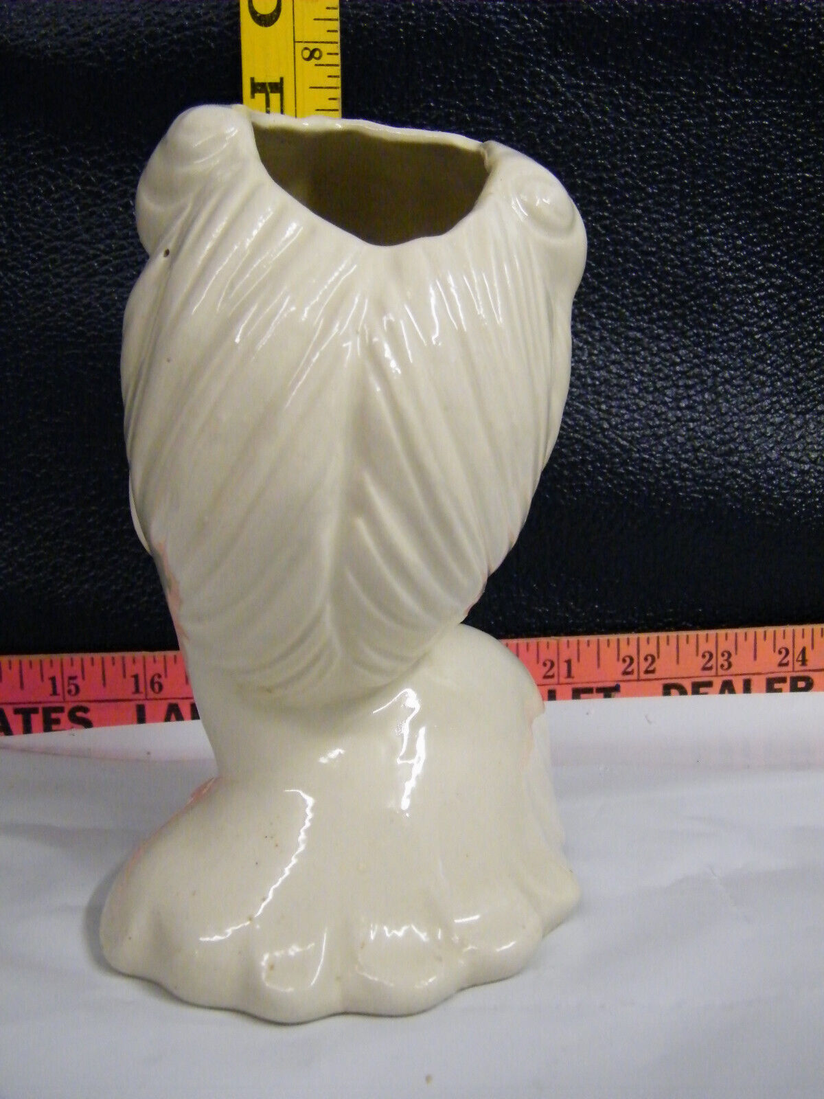 Vintage USA 7" Porcelain Lady Head Vase eBay
