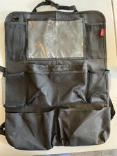 Helteko Car Seat Organizer with Clear screen Single unit black Excellent