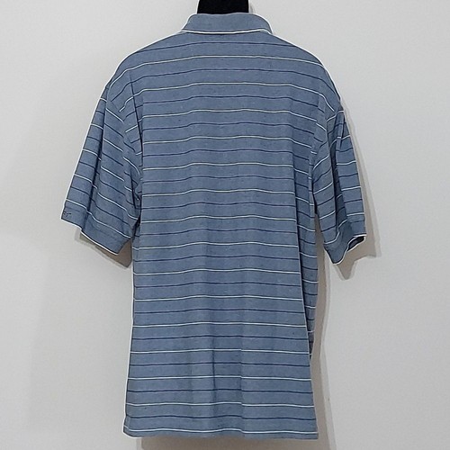 Greg Norman Striped Button Top Short Sleeve Polo - Picture 3 of 15