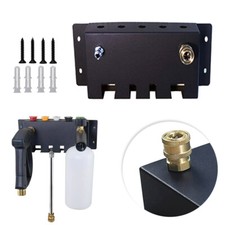Pressure Washer Gun Holder Wall Mounted Power Washer&Snow Foam Cannon Organizer