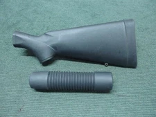 MOSSBERG 500, 500A, 600  12GA - BLACK STOCK SET - FOR 7 3/4" ACTION SLIDE TUBE