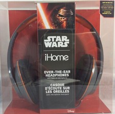 Disney Star Wars iHome Force Awakens Wings Over The Eat Headphones Built-In-Mic