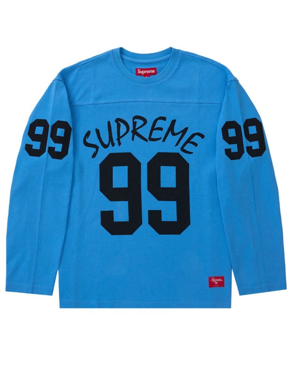 Supreme 99 L/S Football Top Blue Men's Size XL | eBay Supreme 99 L/S Football Top Blue Men's Size XL | eBay