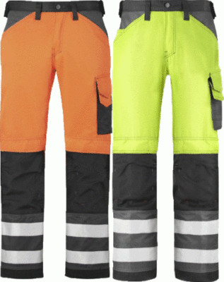 Snickers 3333 High-Vis Hose, Klasse 2