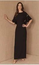 N3@ew Sachin + Babi Castelle Gown Maxi Dress BHLDN Black Size 2