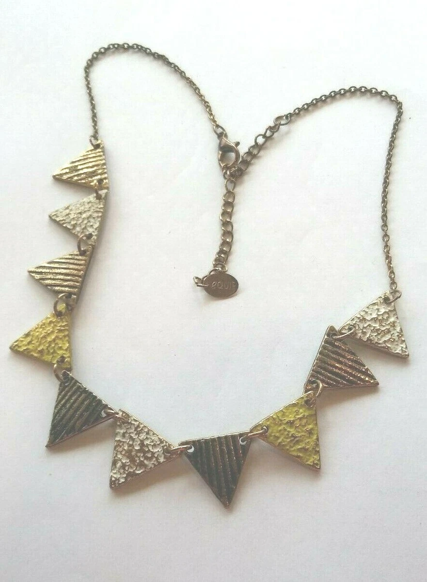 Gold triangle cheap pendant
