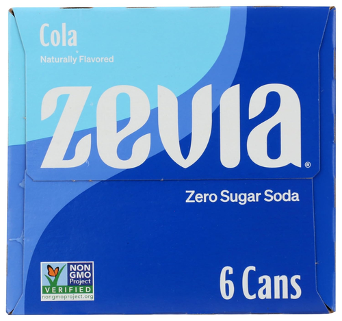 Zero Calorie Soda Cola, 12 Oz Pack of 6 - Picture 3 of 12