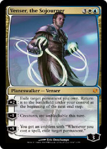 VENSER, THE SOJOURNER FOIL Venser vs Koth MTG Magic the Gathering Cards DJMagic