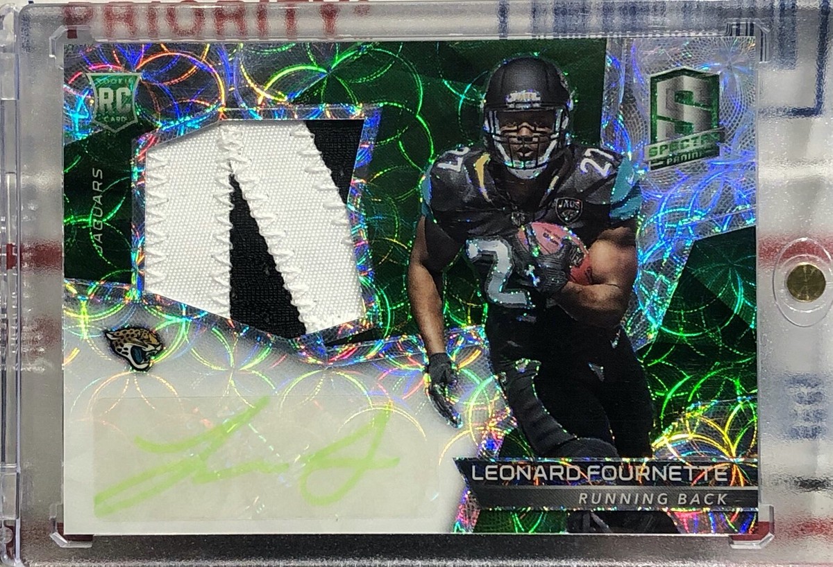 2017 SPECTRA LEONARD FOURNETTE, #209, ROOKIE, AUTO, JERSEY, SERIAL