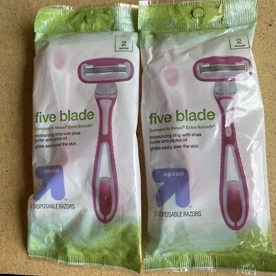 Venus Extra Smooth Razors Disposable Up & Up Brand 4 Count (2 pack X2)